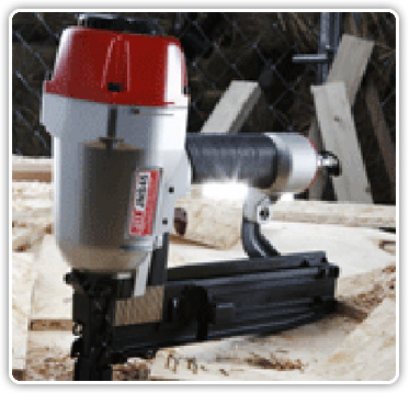 Pneumatic nailer for nailing  on concrete and hard surfaces