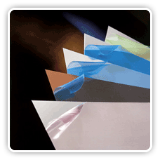 Scratch resistant film used for Aluminum, Glass, Painted metal and plastic sheet. Available in transparent, White and black/White. Printed also available
