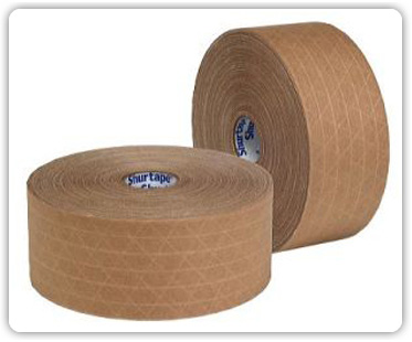 For pilfer proof packing, Paper and filament sandwich tape